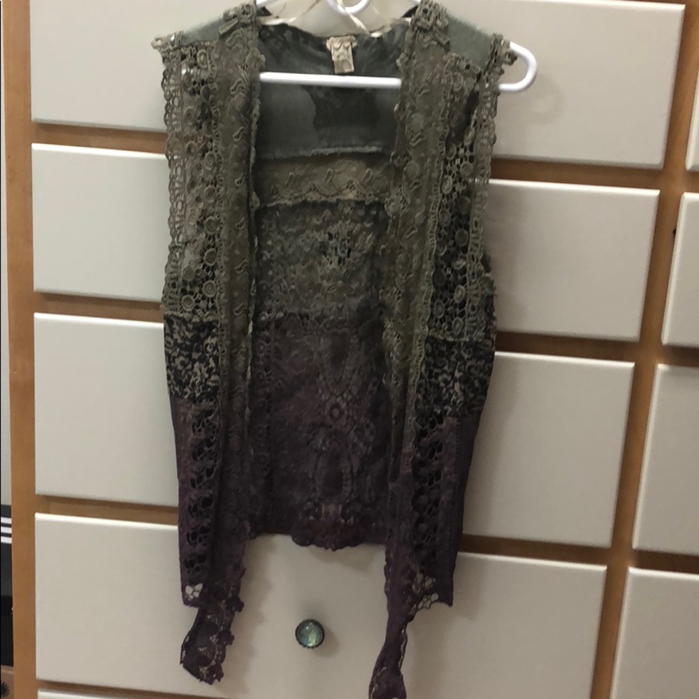 Jinnicks By BKE~ Size XS Cover up/Tank top